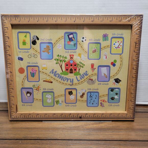 Memory Lane School Years Photo Frame - NEW IN BOX - Picture 4 of 7